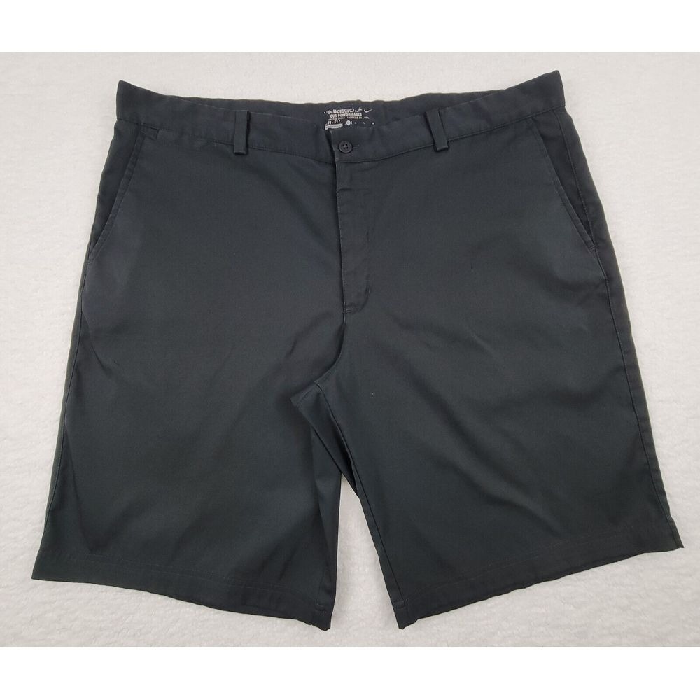 Nike‎ Golf Tour Performance Shorts Mens 40 10.5" Inseam Black Stretch Poly Blend